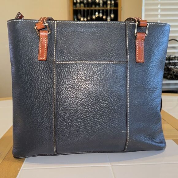 Vintage Dooney and Bourke Pebbled Lexington Leather Tote Bag - Picture 4 of 16